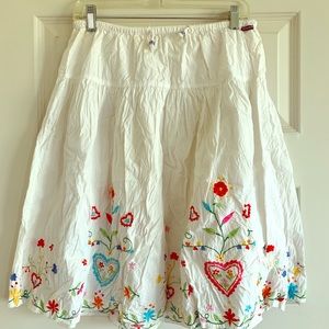 Women’s Oilily Cotton Crinkle Skirt